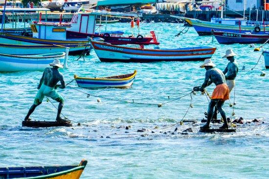 Escultura Os Tres Pescadores